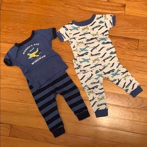 CARTER’S PJ BUNDLE - 2 pairs size 6M